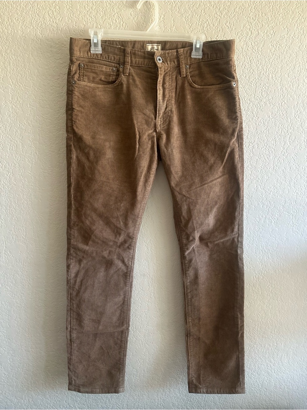 J.Crew Men's Brown Corduroy Pants Style 250 Size 32